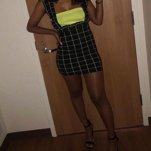 Black & White Overall Skirt!